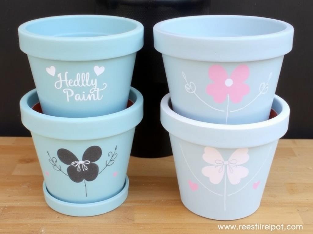 Personnaliser ses pots de fleurs avec de la peinture à la craie.. Préparer les pots : nettoyage et ponçage Personnaliser ses pots de fleurs avec de la peinture à la craie.. Préparer les pots : nettoyage et ponçage