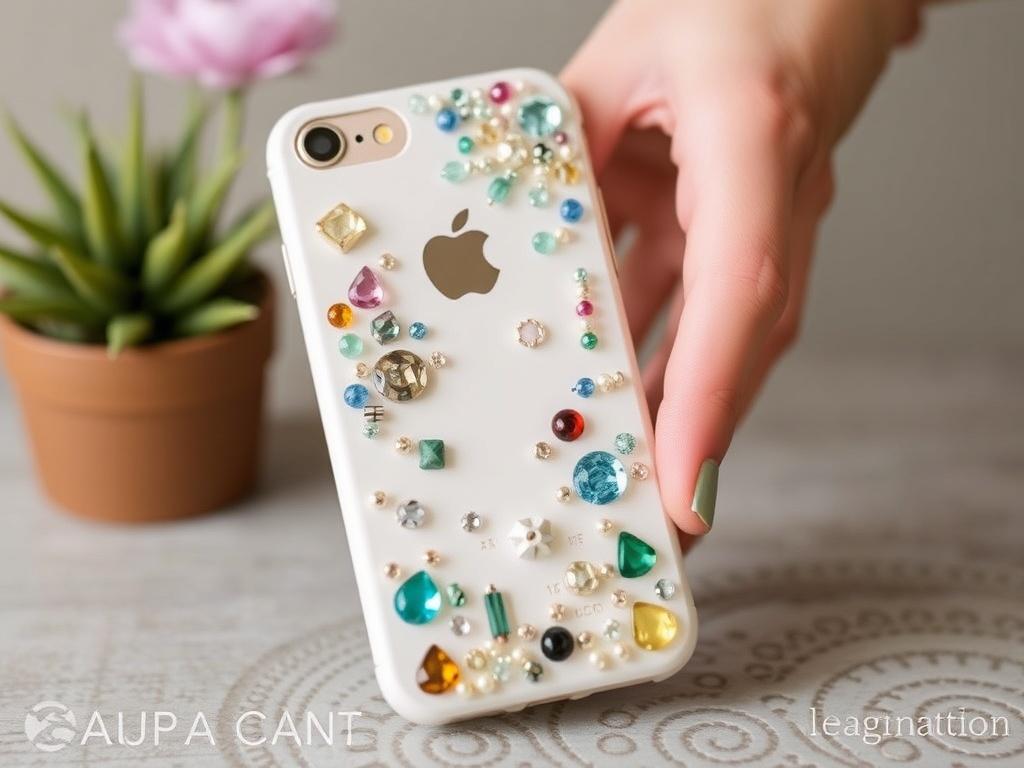 Personaliza tu funda de móvil con gemas y abalorios.. Inspiración: tendencias y recursos Personaliza tu funda de móvil con gemas y abalorios.. Inspiración: tendencias y recursos