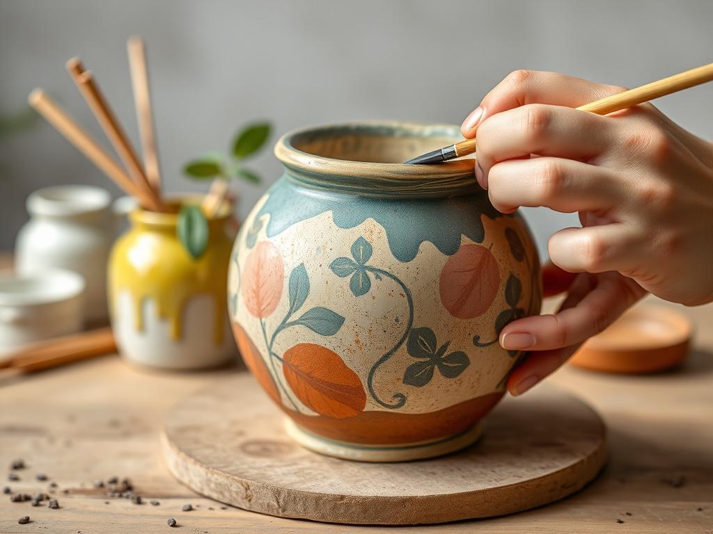 Роспись керамического горшка. Как организовать рабочий процесс: планирование, сроки, уборка Роспись керамического горшка. Как организовать рабочий процесс: планирование, сроки, уборка