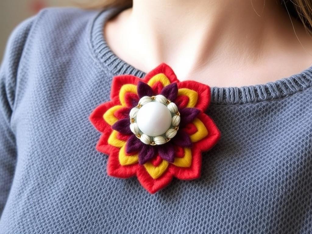 Создание броши из фетра. Как хранить и носить брошь, чтобы она служила долго Создание броши из фетра. Как хранить и носить брошь, чтобы она служила долго