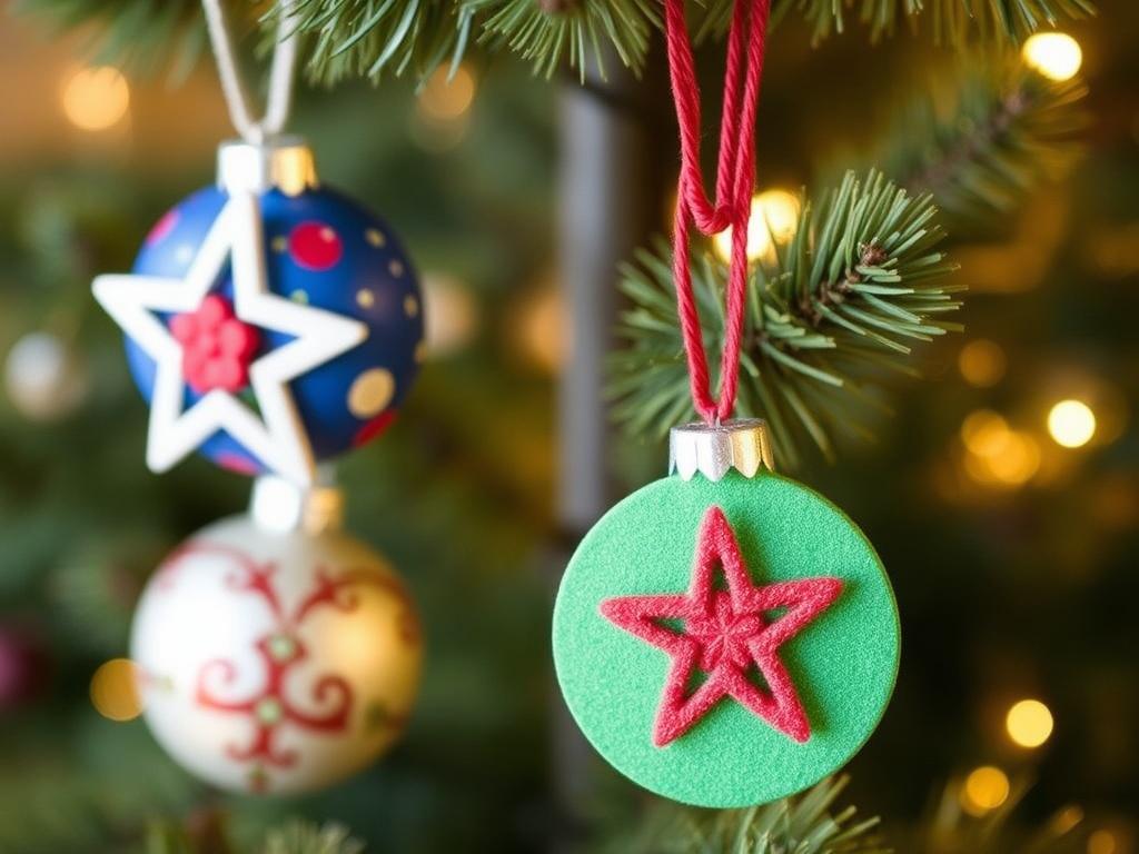 DIY Holiday Ornaments: A Family Crafting Activity. Quick projects for restless kids