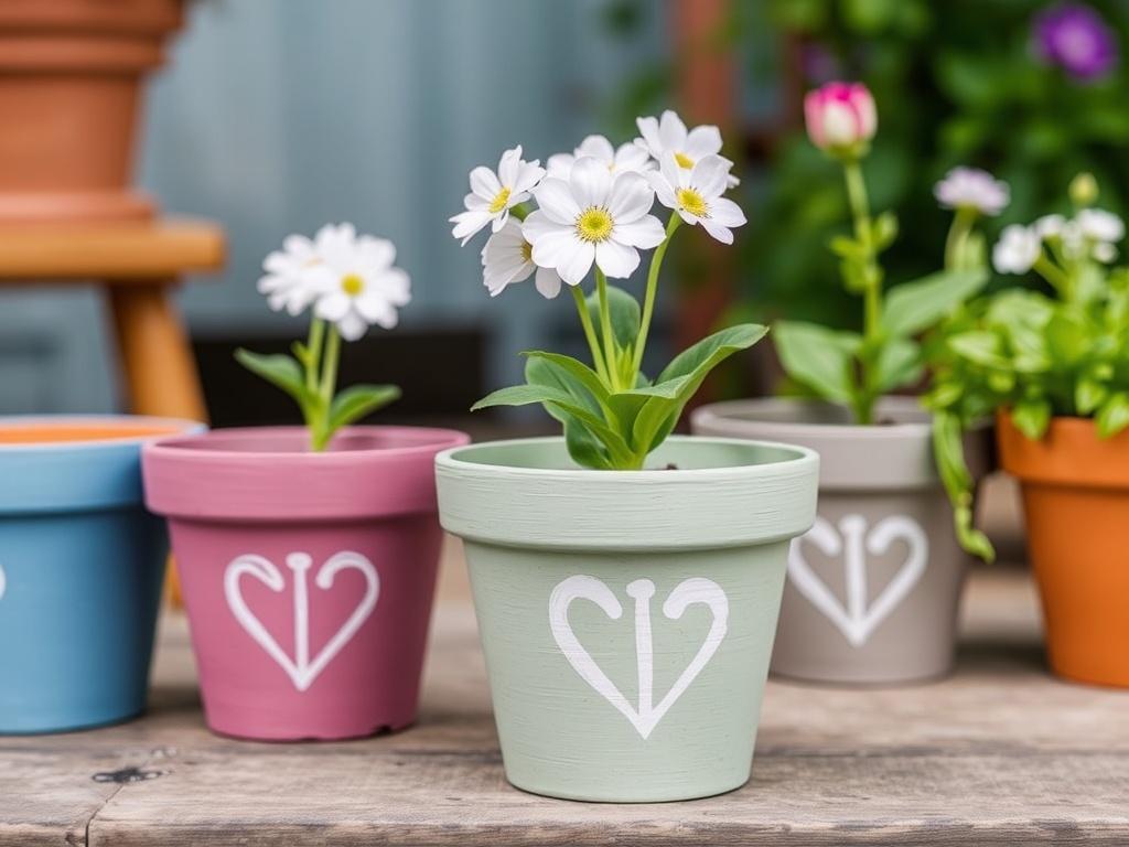 Personnaliser ses pots de fleurs avec de la peinture à la craie.. Comparaison des types de peinture Personnaliser ses pots de fleurs avec de la peinture à la craie.. Comparaison des types de peinture