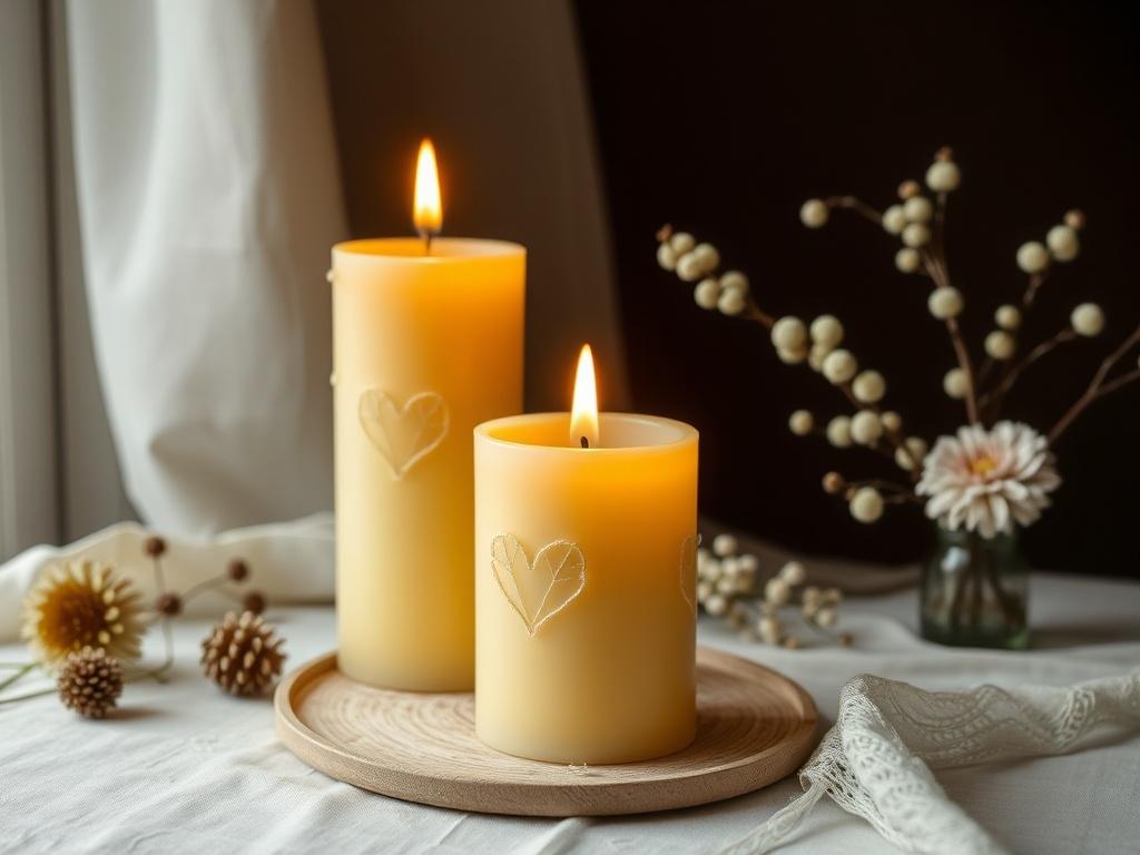 Décorer des bougies avec de la cire d'abeille : un projet naturel et poétique.. Parfumer sans masquer Décorer des bougies avec de la cire d'abeille : un projet naturel et poétique.. Parfumer sans masquer