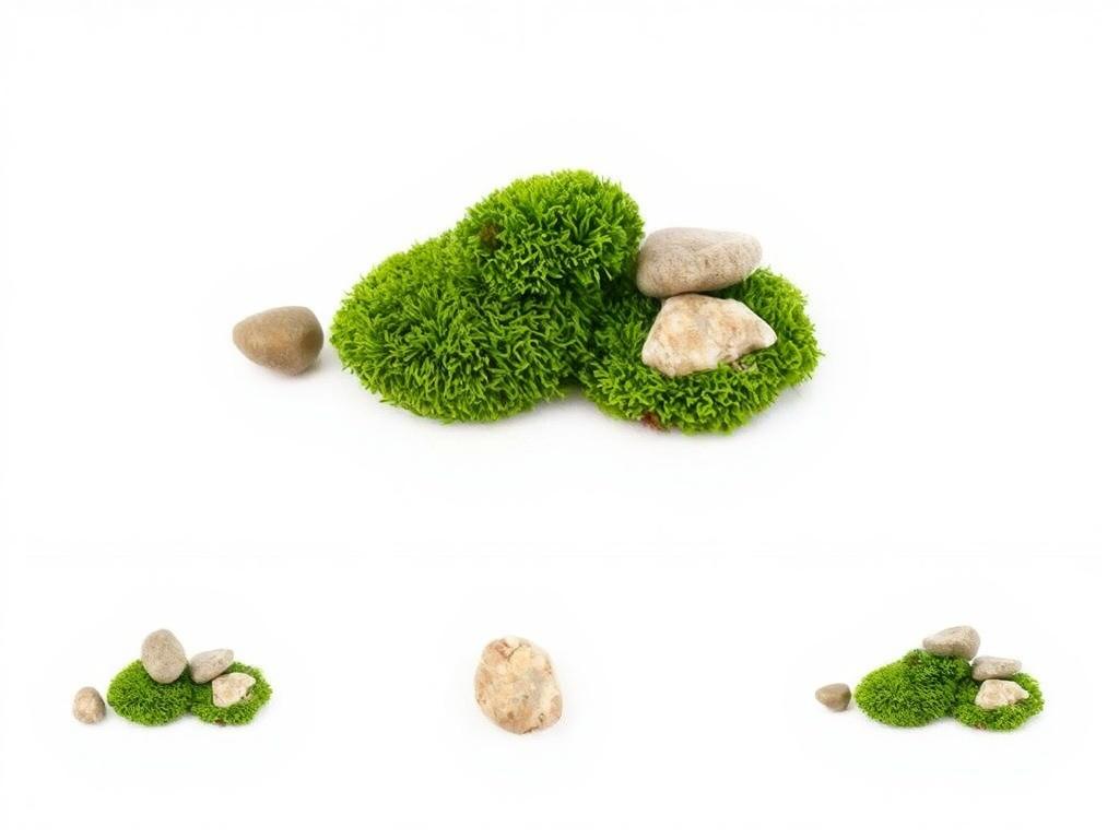 Создание композиции из мха и камней. Практические варианты размещения Создание композиции из мха и камней. Практические варианты размещения