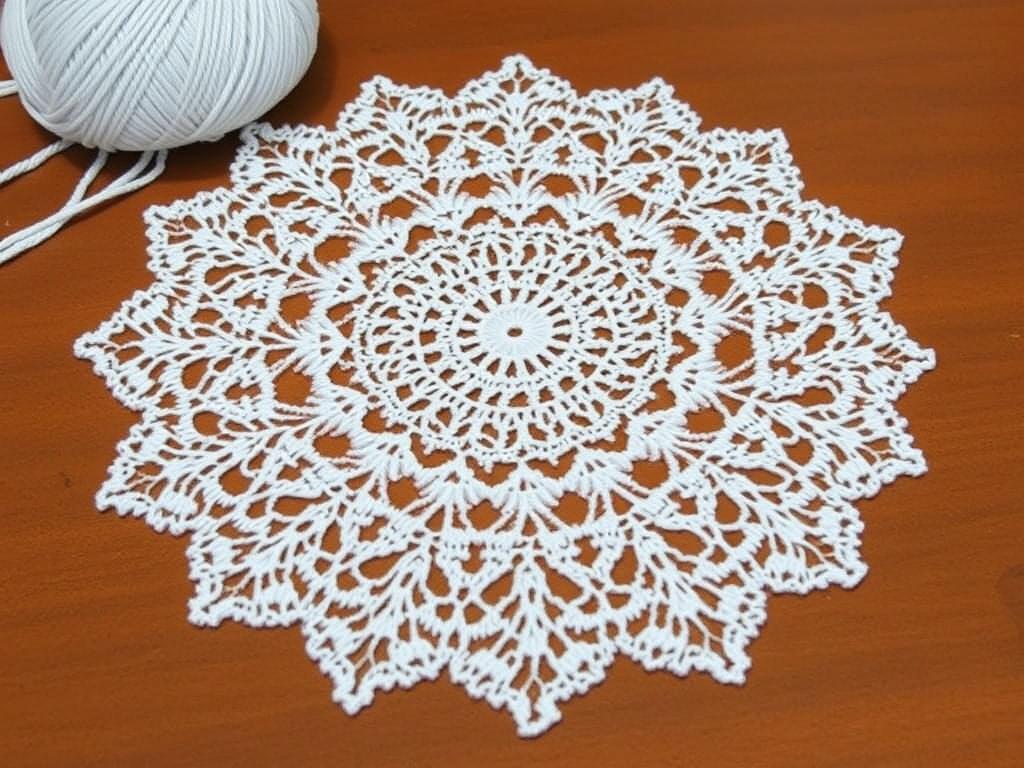 Вязание крючком ажурной салфетки. Материалы и инструменты: выбор нитей и крючка
