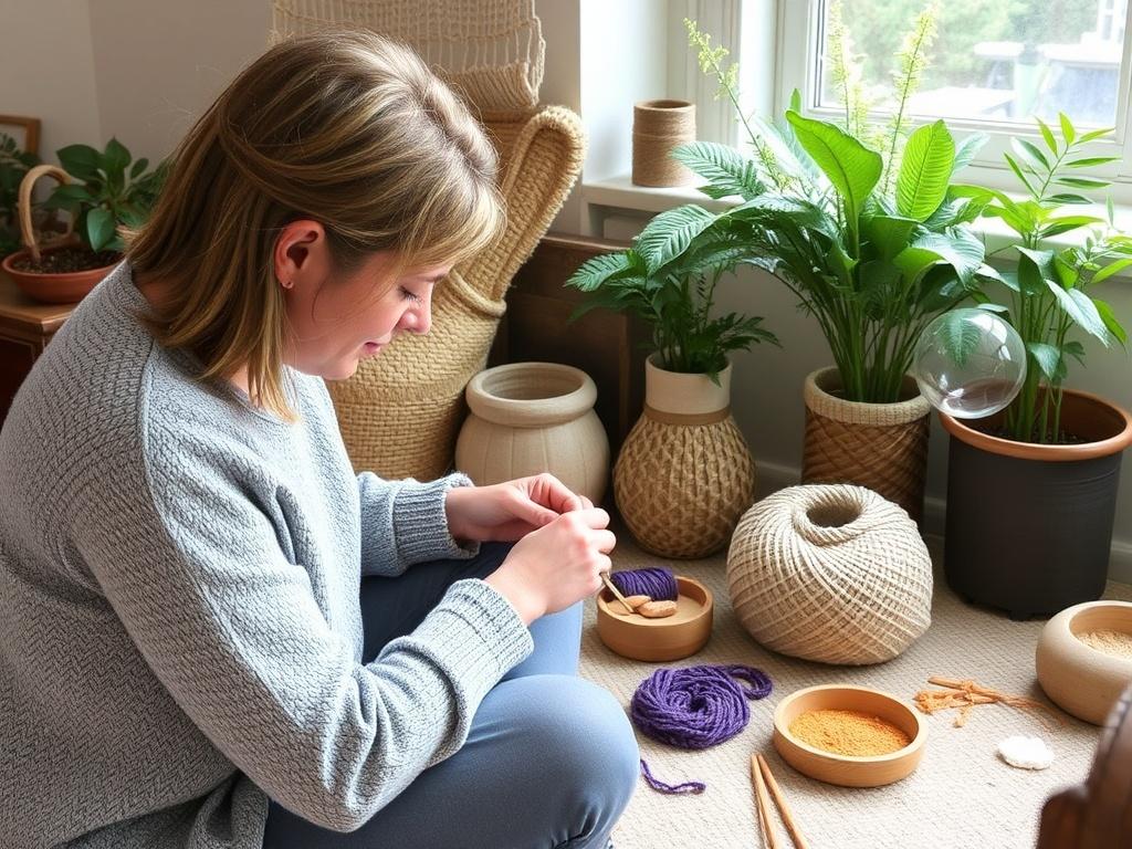 The Calming Benefits of Handcrafts and Mindfulness. Creating a calm space for making