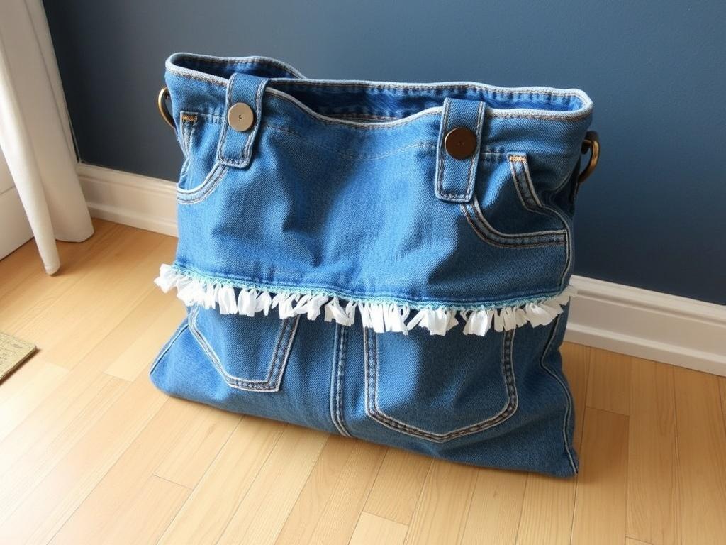 L'art de l'upcycling : transformer un vieux jean en sac tendance.. Mon expérience personnelle L'art de l'upcycling : transformer un vieux jean en sac tendance.. Mon expérience personnelle