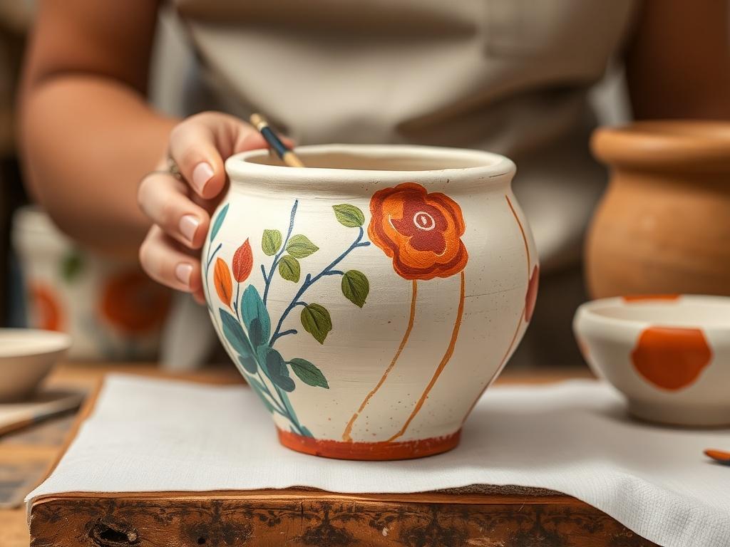 Роспись керамического горшка. Как учиться на практике: курсы, мастерские и самостоятельные занятия Роспись керамического горшка. Как учиться на практике: курсы, мастерские и самостоятельные занятия