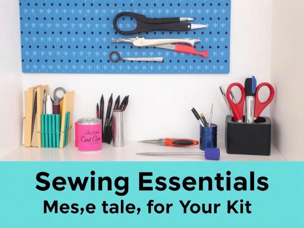 Sewing Essentials: Must-Have Tools for Your Kit. My personal toolkit: what I keep on my shelf