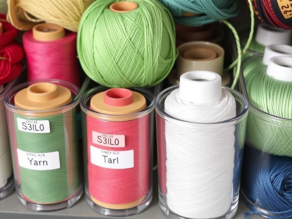 Ranger son fil et sa laine : solutions DIY astucieuses.. Étiquetage et repérage : la clé d'un atelier lisible Ranger son fil et sa laine : solutions DIY astucieuses.. Étiquetage et repérage : la clé d'un atelier lisible