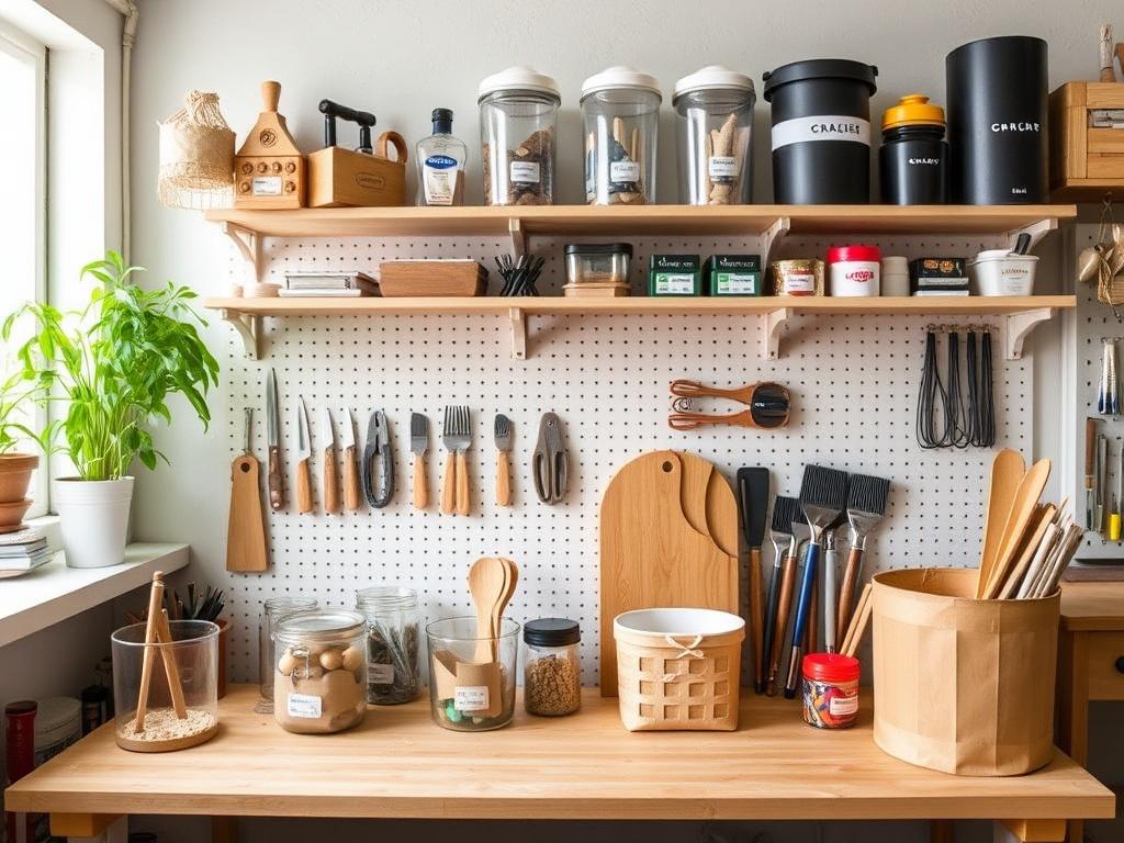 Dix idées de rangement DIY pour organiser son atelier créatif.. Principes de base pour un rangement utile Dix idées de rangement DIY pour organiser son atelier créatif.. Principes de base pour un rangement utile