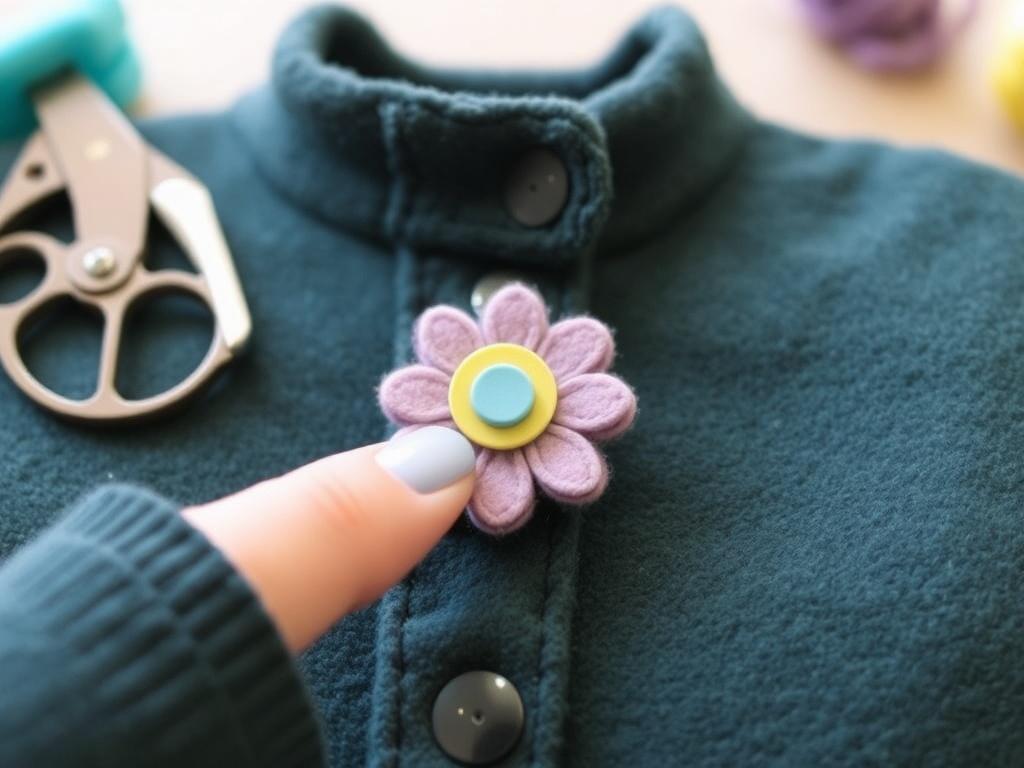 Создание броши из фетра. Финальные штрихи: как довести брошь до «вашего» стиля Создание броши из фетра. Финальные штрихи: как довести брошь до «вашего» стиля