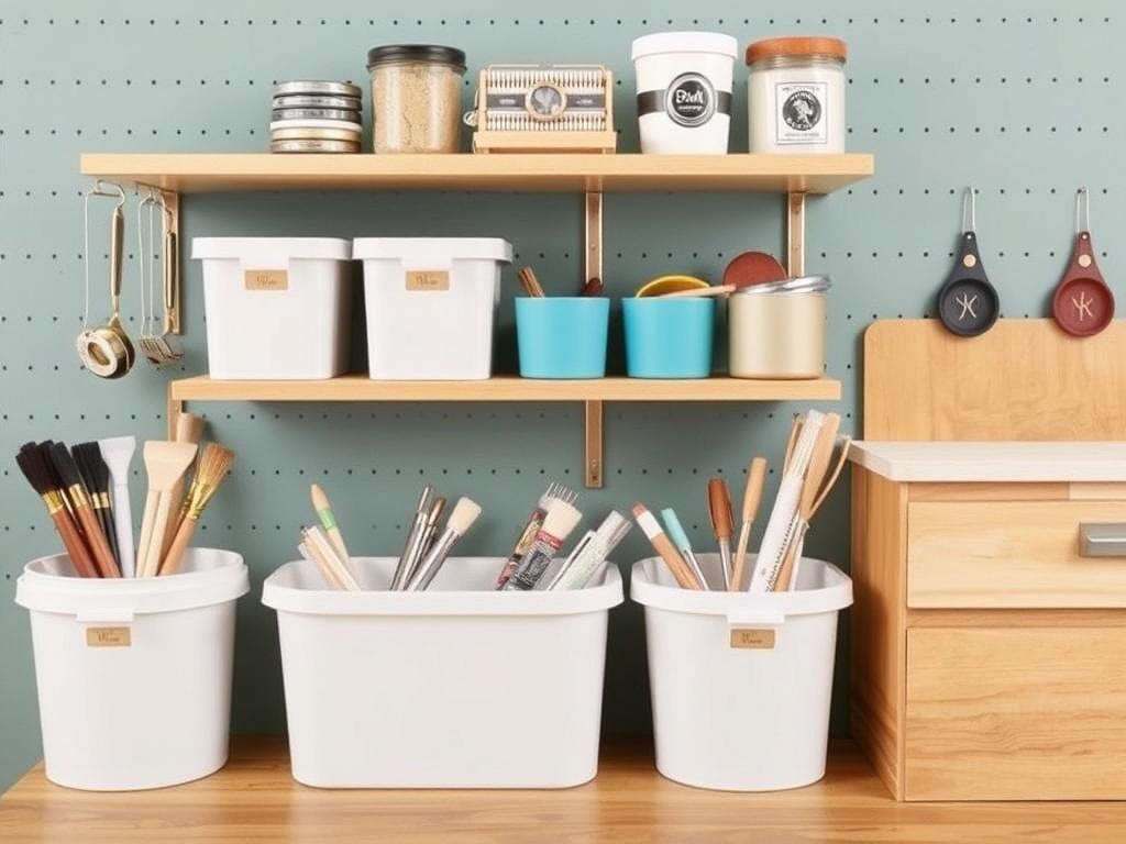 Dix idées de rangement DIY pour organiser son atelier créatif.. Conseils pratiques de réalisation Dix idées de rangement DIY pour organiser son atelier créatif.. Conseils pratiques de réalisation