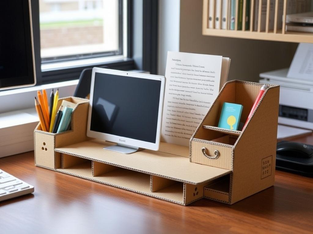 Organizadores de escritorio hechos con cartón.. Aspectos de seguridad Organizadores de escritorio hechos con cartón.. Aspectos de seguridad