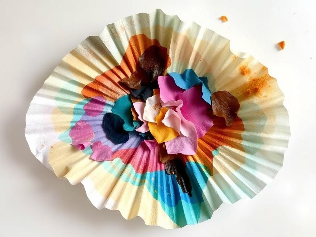 Создание картины из кофейных фильтров. Закрепление идеи: как мы помогаем себе в творческом процессе Создание картины из кофейных фильтров. Закрепление идеи: как мы помогаем себе в творческом процессе