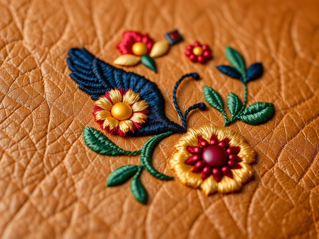 Вышивка на кожаной поверхности. Истоки и смысл вышивки на кожаной поверхности Вышивка на кожаной поверхности. Истоки и смысл вышивки на кожаной поверхности