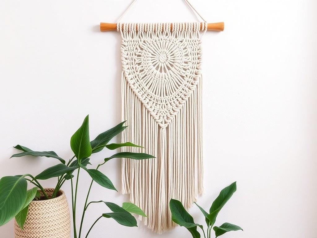 Créer une déco murale en macramé pour une touche bohème.. Planifier votre projet : dimensions et échelle Créer une déco murale en macramé pour une touche bohème.. Planifier votre projet : dimensions et échelle