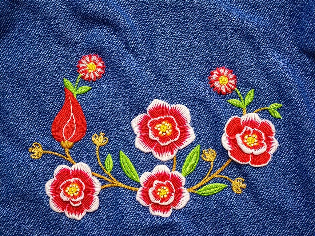 Вышивка на джинсовой ткани. Идеи переработки прошлого гардероба Вышивка на джинсовой ткани. Идеи переработки прошлого гардероба