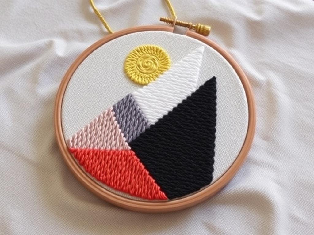 La broderie moderne : motifs géométriques pour débutants.. Techniques de point essentielles La broderie moderne : motifs géométriques pour débutants.. Techniques de point essentielles