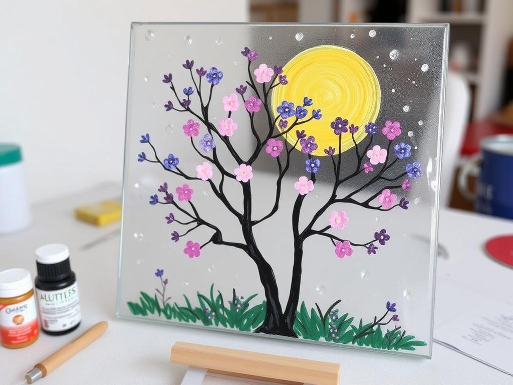 Роспись по стеклу акриловыми красками. Как организовать процесс: этапы работы над проектом Роспись по стеклу акриловыми красками. Как организовать процесс: этапы работы над проектом