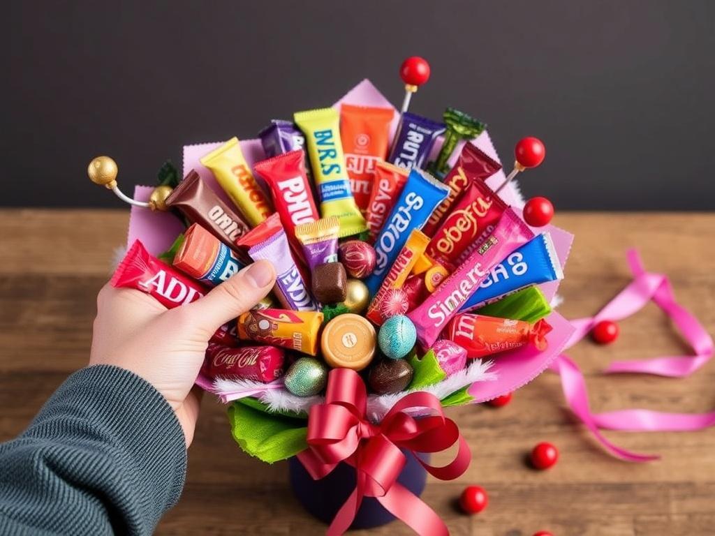 Создание букета из конфет. Декор и упаковка: подчеркиваем стиль и характер подарка