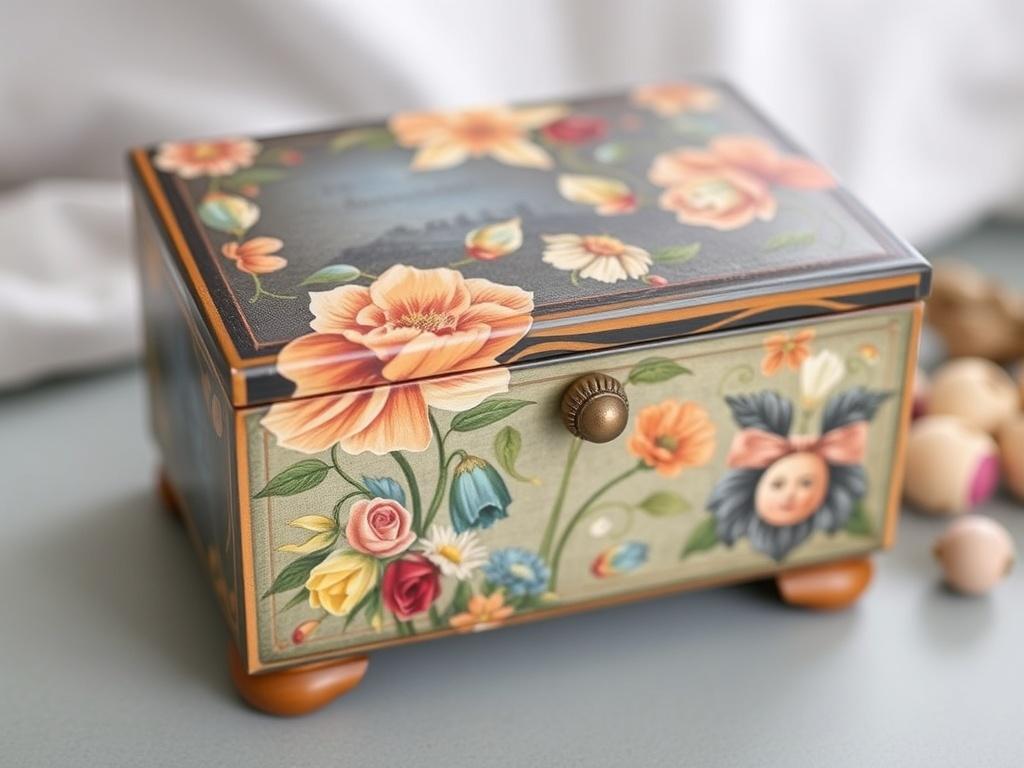 Декупаж деревянной шкатулки. Личный опыт автора: истории из жизни и эксперименты на своей кухне Декупаж деревянной шкатулки. Личный опыт автора: истории из жизни и эксперименты на своей кухне