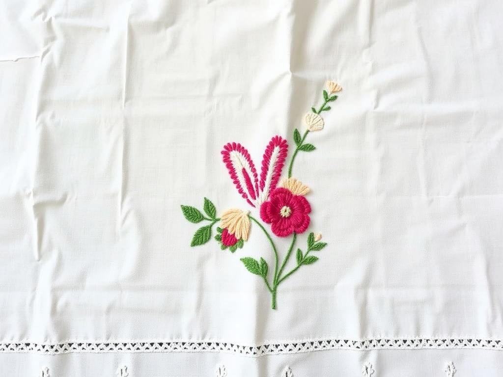 Reviving Vintage Linens with Creative Embroidery. Selling, gifting, and ethical considerations