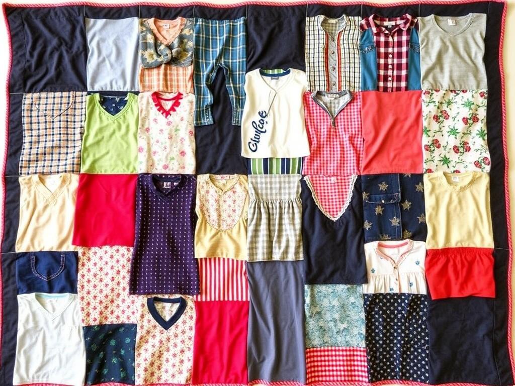 Creating a Memory Quilt from Special Clothing. Sewing methods and tools Creating a Memory Quilt from Special Clothing. Sewing methods and tools