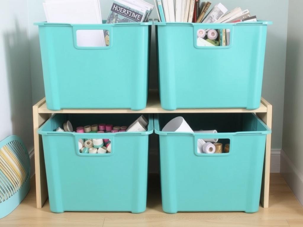 How to Organize Your Craft Room on a Budget. Paper, fabric, and small parts: storage by material How to Organize Your Craft Room on a Budget. Paper, fabric, and small parts: storage by material