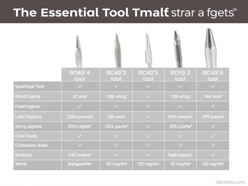 Les outils indispensables pour se lancer dans la création de bijoux.. tableau comparatif des outils de base Les outils indispensables pour se lancer dans la création de bijoux.. tableau comparatif des outils de base