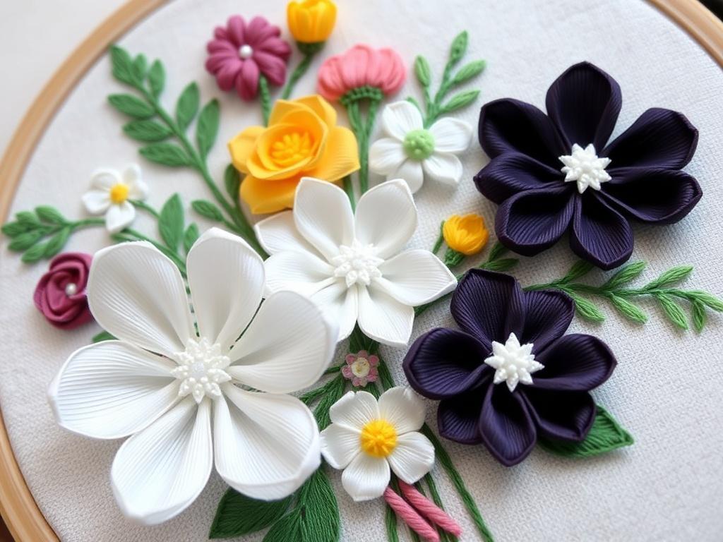 Вышивка лентами букета цветов. Основные принципы техники: как работать с лентами Вышивка лентами букета цветов. Основные принципы техники: как работать с лентами