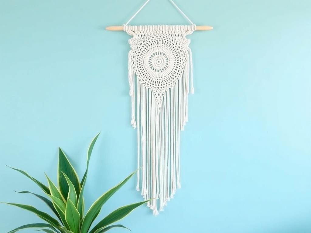 Créer une déco murale en macramé pour une touche bohème.. Finitions : bordures, franges et entretien Créer une déco murale en macramé pour une touche bohème.. Finitions : bordures, franges et entretien