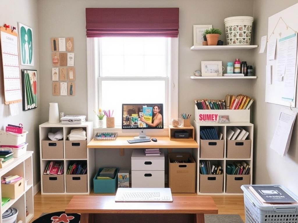 How to Organize Your Craft Room on a Budget. Personal case study: how I organized my tiny studio for under $150 How to Organize Your Craft Room on a Budget. Personal case study: how I organized my tiny studio for under $150