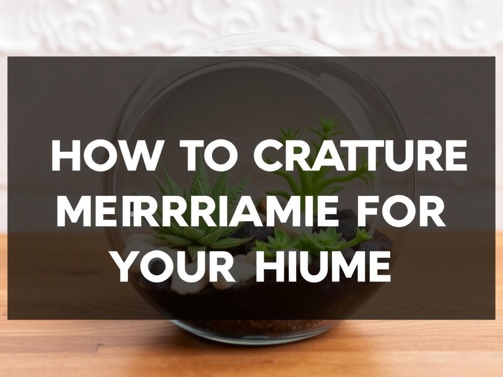 Cómo crear un terrario en miniatura para tu hogar.. Recursos para seguir aprendiendo Cómo crear un terrario en miniatura para tu hogar.. Recursos para seguir aprendiendo