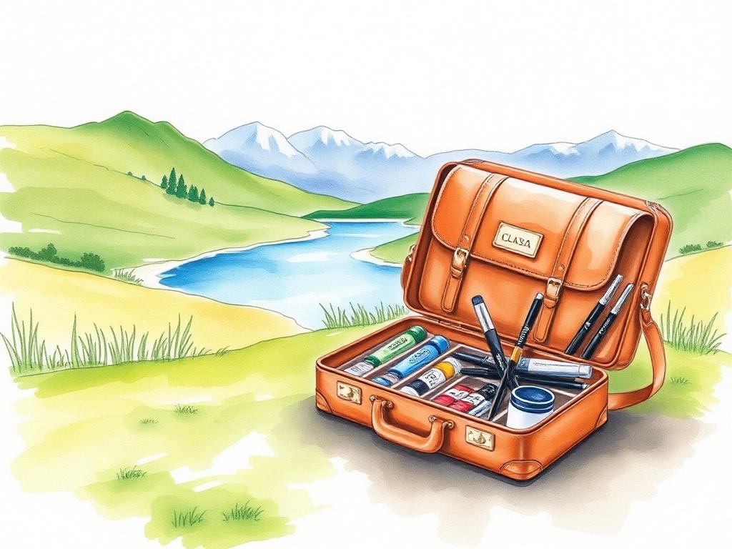 Crea tu propio kit de acuarelas para viajar.. Una invitación a salir con el estuche Crea tu propio kit de acuarelas para viajar.. Una invitación a salir con el estuche