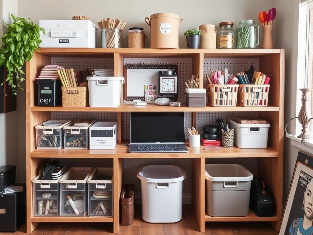 Dix idées de rangement DIY pour organiser son atelier créatif.. Encouragements pour se lancer Dix idées de rangement DIY pour organiser son atelier créatif.. Encouragements pour se lancer