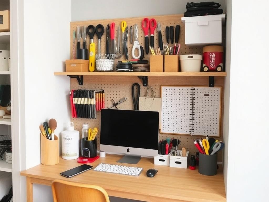 Organiser son espace créatif dans un petit appartement : nos astuces.. Organiser les petits outils: systèmes simples et efficaces Organiser son espace créatif dans un petit appartement : nos astuces.. Organiser les petits outils: systèmes simples et efficaces
