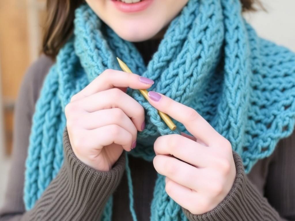 Débuter le tricot : les bases essentielles pour votre première écharpe.. Donner du style à votre première écharpe Débuter le tricot : les bases essentielles pour votre première écharpe.. Donner du style à votre première écharpe