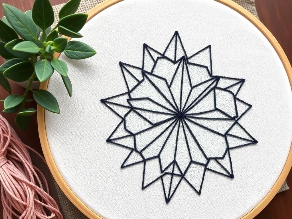 La broderie moderne : motifs géométriques pour débutants.. Conception et composition de motifs La broderie moderne : motifs géométriques pour débutants.. Conception et composition de motifs