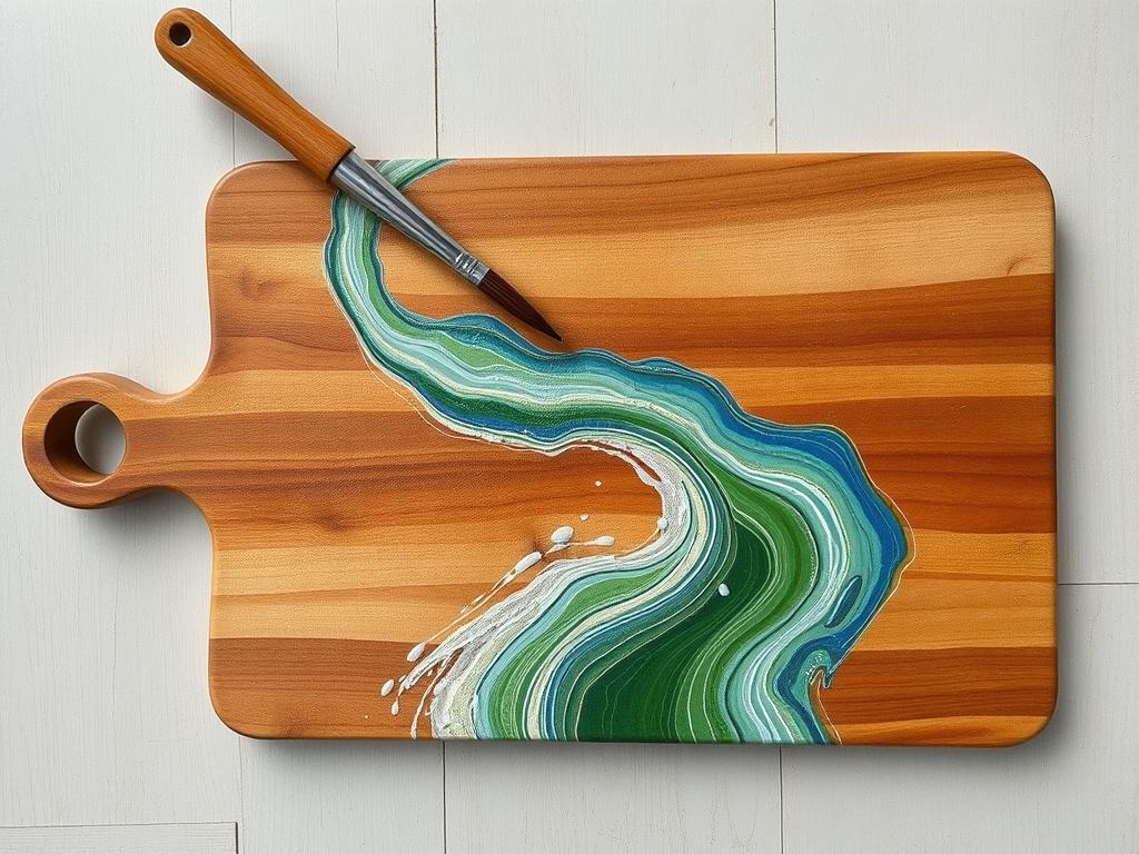 Роспись деревянной разделочной доски. Личный опыт автора: как идеи превращаются в реки красок Роспись деревянной разделочной доски. Личный опыт автора: как идеи превращаются в реки красок