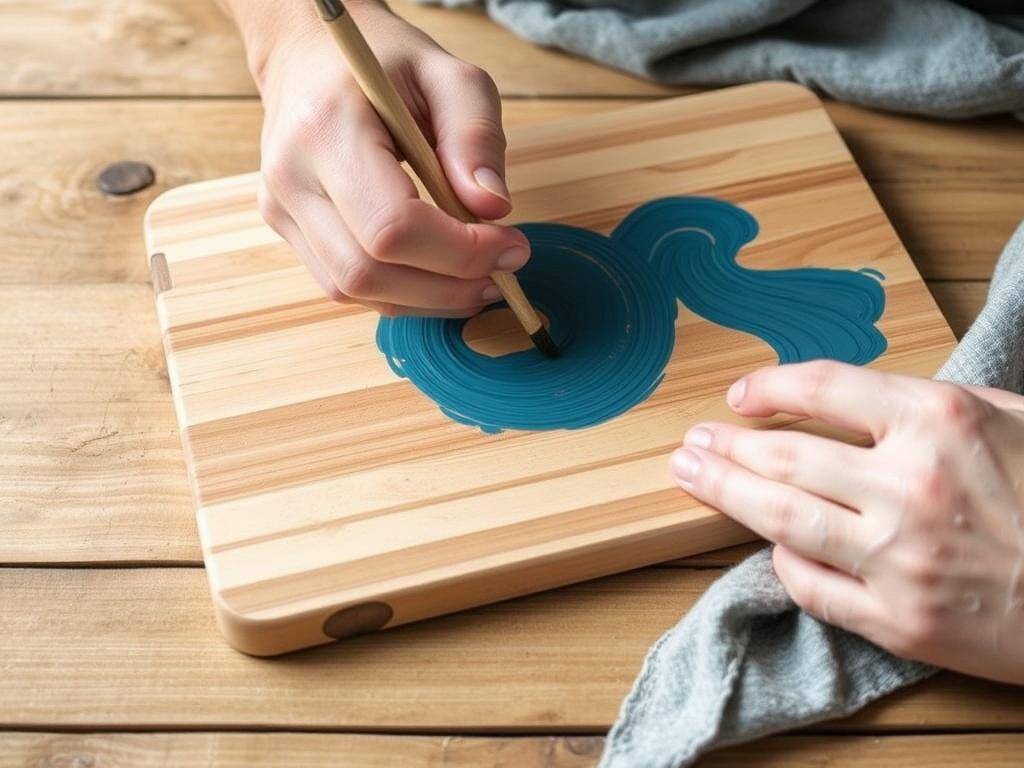 Роспись деревянной разделочной доски. Защита поверхности: как сохранить рисунок надолго Роспись деревянной разделочной доски. Защита поверхности: как сохранить рисунок надолго