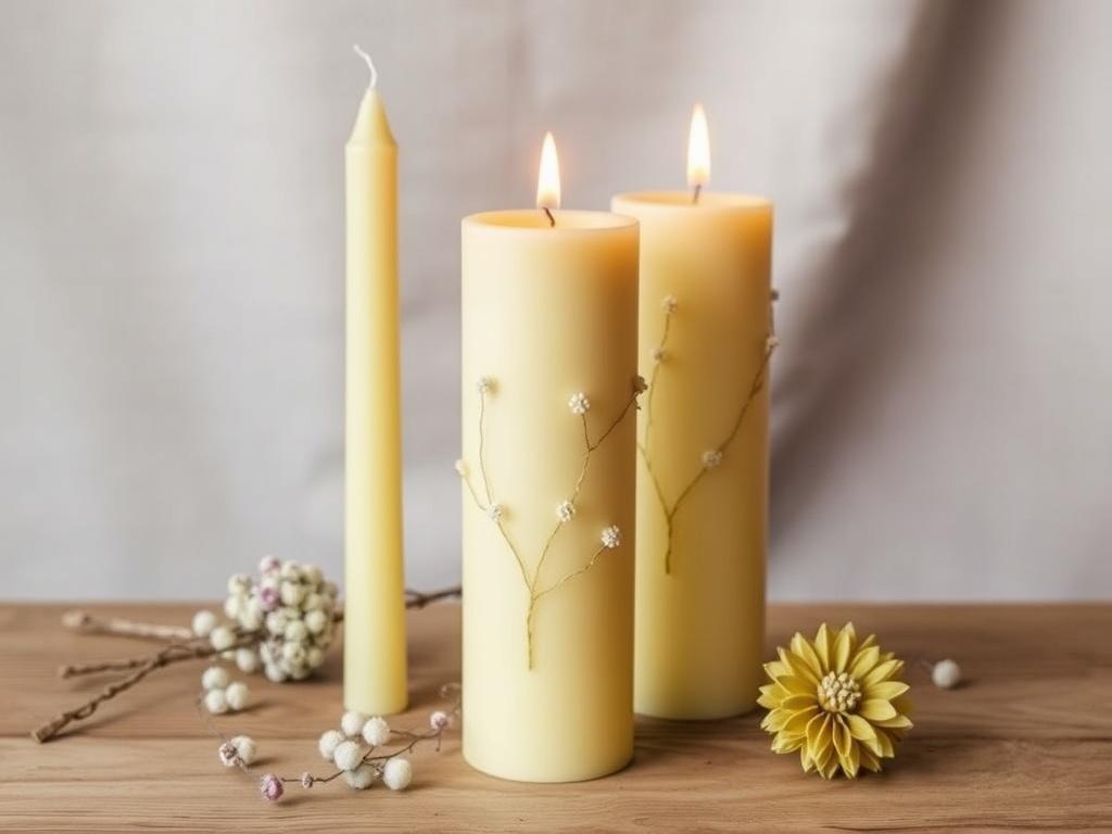 Décorer des bougies avec de la cire d'abeille : un projet naturel et poétique.. Où trouver les fournitures Décorer des bougies avec de la cire d'abeille : un projet naturel et poétique.. Où trouver les fournitures