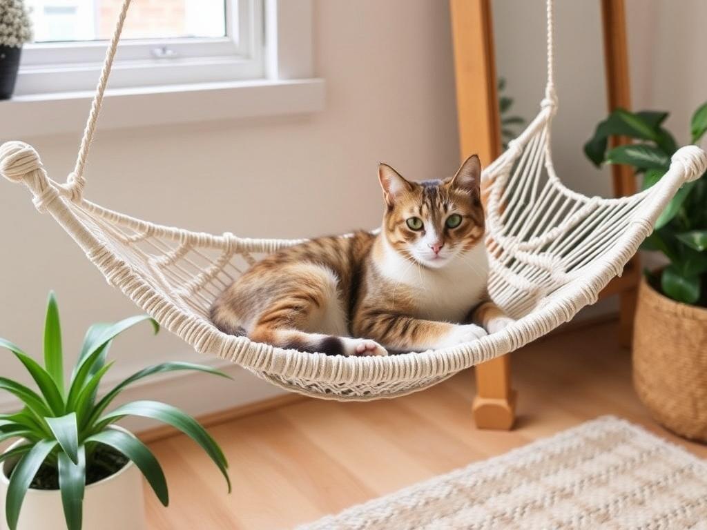 Плетение гамака для кота. Дизайн и варианты отделки: как вписать гамак в интерьер Плетение гамака для кота. Дизайн и варианты отделки: как вписать гамак в интерьер