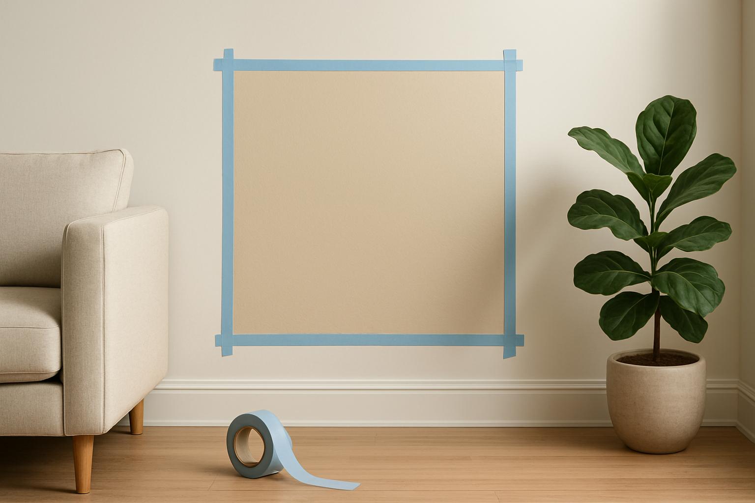 Малярный скотч в дизайне интерьера Малярный скотч в дизайне интерьерафото