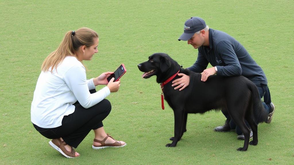 Training sessions with a dog trainer. Training sessions with a dog trainer.фото